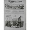 1871 I STRASBOURG RENTREE RECEPTION PRISONNIER ALSACIEN CROQUIS LALLEMAND