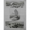 1882 I BRETAGNE PLAGE BRETON MENHIR DROITS L HOMME