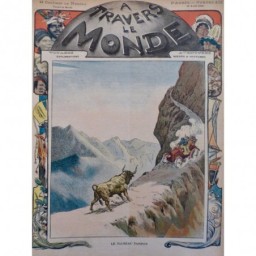 1904 ATLM TAUREAU CORRIDA MONTAGNE DEFILÉ AUTOMOBILE CHARGE