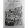 1894 I ESCRIME XVI SIECLE HENRI II EPEE DEUX MAIN CONTRE EPEE BOUCLIER SPECTACLE