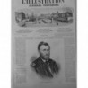 1868 I ULYSSES GRANT PRESIDENT ETATS-UNIS ELECTION PORTRAIT