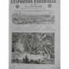 1867 EU SKI NORVEGE PAYSAGE HIVER TABLEAU CHARLES XV ROI SUEDE NORVEGE