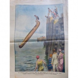 1926 DC NEW YORK SPORT CANOE PLONGEON FALAISE