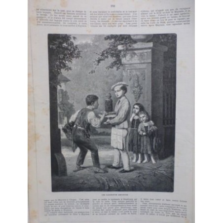 1874 IE PEINTURE DANGEREUSE RENCONTRE JEUNES GOURMANDS GATEAU