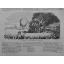 1851 I BALLON MILITAIRE IGNIVORE PHILIPPE EXPERIENCE CHAMP MARS