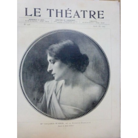 1907 THEATRE SEGOND WEBER EMILIE LEROU TARIOL BAUGE HIRONDELLES VIX MANON