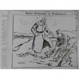 1916 ARMENIE FRONT KAISER VERDUN CHASSEUR ERZEROUM TREBIZONDE