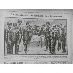 1915 ARMENIE SERMENT RUSSIE ARMEE TSAR COMBAT CAUCASE