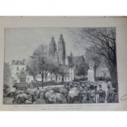 1887 MEDECINE TOUR MONUMENT MEMOIRE DR BRETONNEAU VELPEAU TROUSSEAU TINAYRE