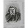 1871 MI PIERRE LEROUX PHILOSOPHE PUBLICISTE DECES PORTRAIT BIOGRAPHIE TOURFAUT