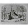 1871 MI PARIS TOMBEAU CLEMENT THOMAS LECOMTE CIMETIERE ST VINCENT MONTMARTRE