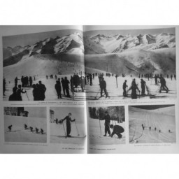 1933 I SKI SPORTIF MONDAIN MONTAGNE FRANCE PISTE DESCENTE METHODE ARLBERG