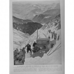 1933 I SKI CHASSE NEIGE ALPES MARITIMES CONCOURS ETRAVE