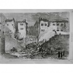 1867 MI LONDRES ATTENTAT CLARKENWEL EXPLOSION PRISON