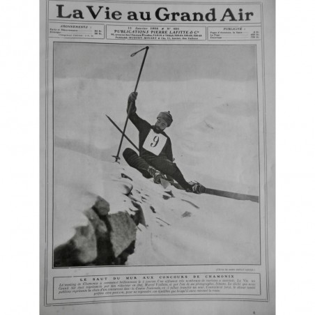 1908 VAGA SKI SAUTMUR CONCOURS CHAMONIX CHUTE