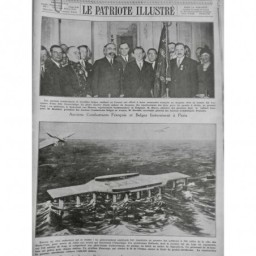 1933 PI AVIATION AERODROME FLOTTANT TRAVERSEE AERIENNE ATLANTIQUE