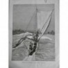 1887 UI ILE CEYLAN SRI LANLA OCEAN INDIEN CATAMARANG INDIGENE