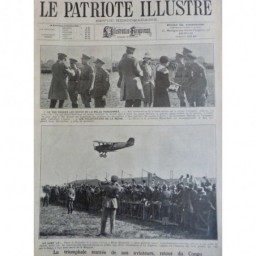 1926 PI AVIATION RAID BRUXELLES CONGO SMEYERS ROI REINE PRINCESSE