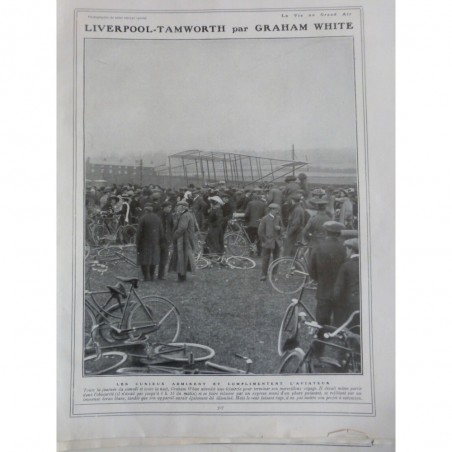 1910 VAGA AVIATION AVIONS LIVERPOOL TAMWORTH GRAHAM WHITE