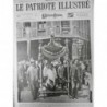 1925 MINEUR BELGE MINE PROCESSION ST-MARTIN LIEGE OSTENSOIR DAIS MINEUR CASQUE