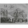 1861 MI ASIE SAÏGON PREMIERE MESSE PRETRE RELIGION