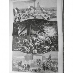 1877 MINE DE GRAISSESSAC MINEUR CATASTROPHE EXTRACTION VICTIMES FEU GRISOU