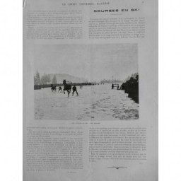 1904 SUI SKI CHEVAL COURSES NORVEGE DRIVER