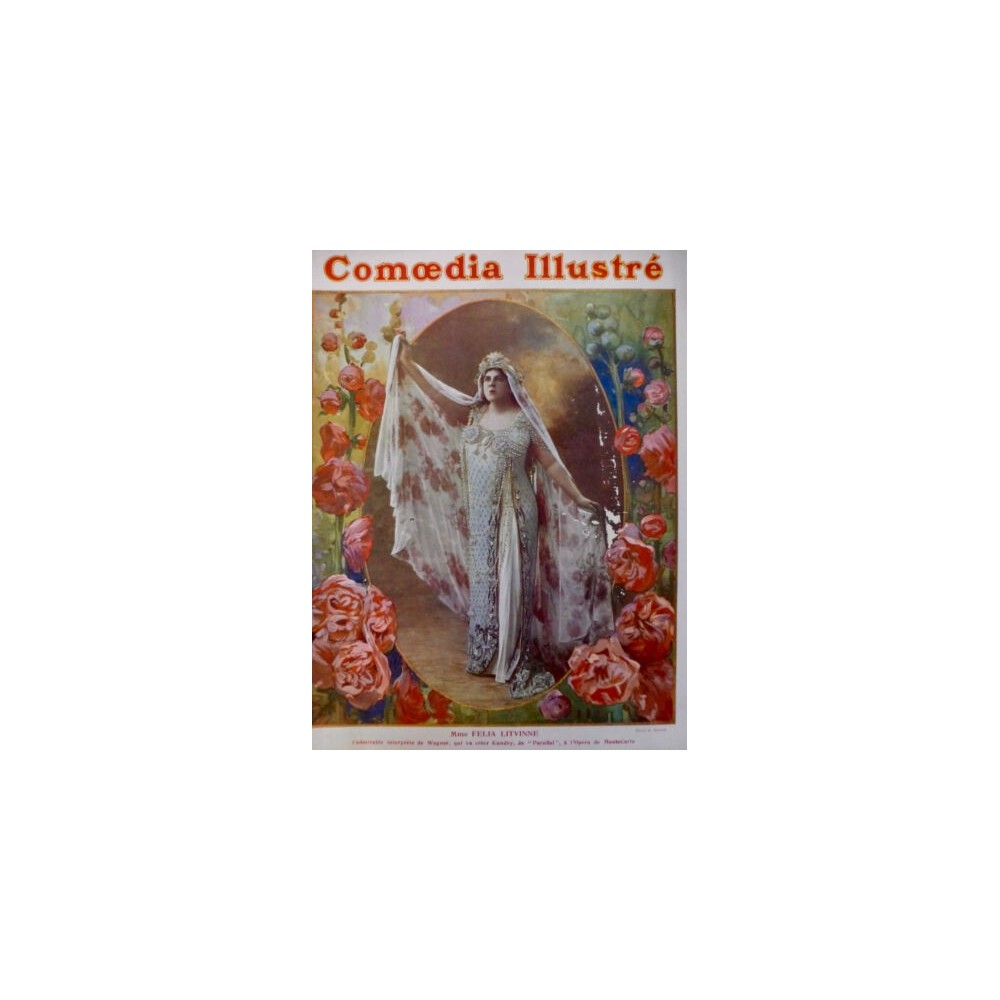 1913 THEATRE FELIA LITVINNE KUNDRY PARSIFAL