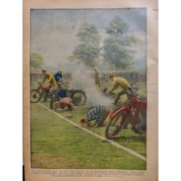 1928 DC SPORT COURSE MOTOCYCLETTE CONCURRENT BAC EAU DENT POMME