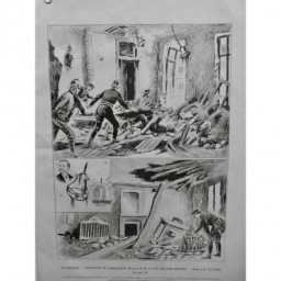 1892 UI EXPLOSION DYNAMITE COMMISSARIAT ATTENTAT OBJET EXPLOSIF DETONATION DESTE