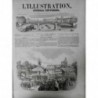 1849 1ER TRAIN INAUGURATION NOUVELLE LIGNE CHEMIN FER LYON RECEPTION PRESIDENT