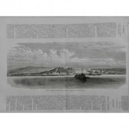 1868 I SERBIE BELGRADE SEMLINE DESSIN BOUQUET