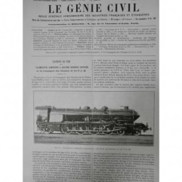 1926 1ER TRAIN INAUGURATION NOUVELLE LIGNE LOCOMOTIVE COMPOUND SURCHAUFFE