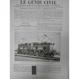 1927 1ER TRAIN INAUGURATION NOUVELLE LIGNE PARIS-ORLEANS VITESSE GANZ ELECTRIQUE