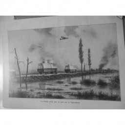 1918 AVIATION DEFENSE AERIENNE PONT TAGLIAMENTO