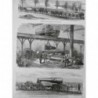 1870 TRAIN BLINDÉ TRANSPORT PIECE ARTILLERIE LOURDE CANON FORRERIE